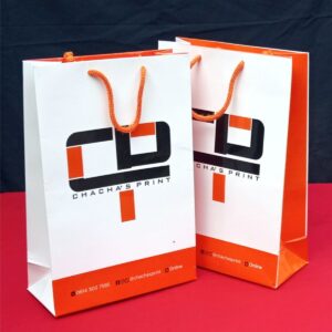 branded paper bag